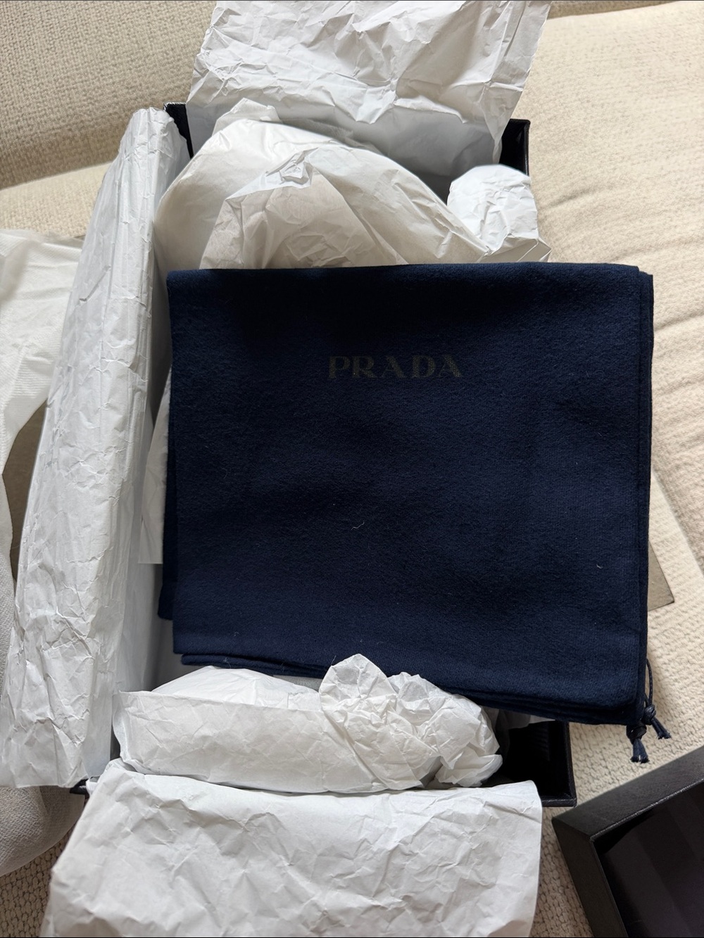 Prada Men’s or Women’s Suede Slip-On Mules in Light Brown - Picture 6 of 6